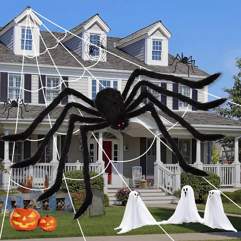 Giant Plush Halloween Spider