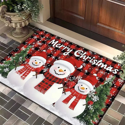 Christmas Entry Door Mat