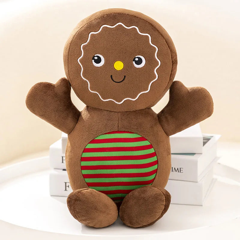 Christmas Gingerbread Plush Pillow