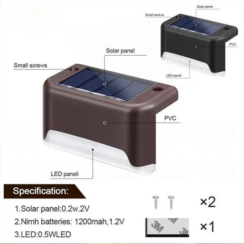 Solar LED Step Lights