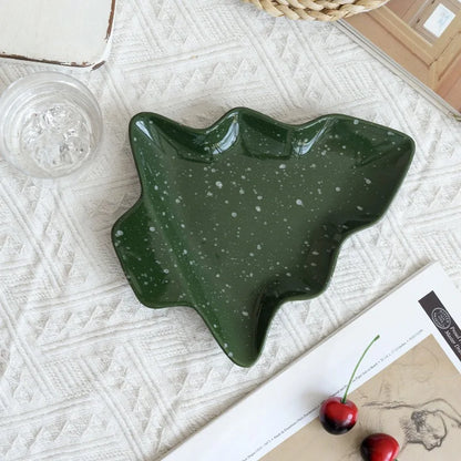 Christmas Tree Ceramic Plate