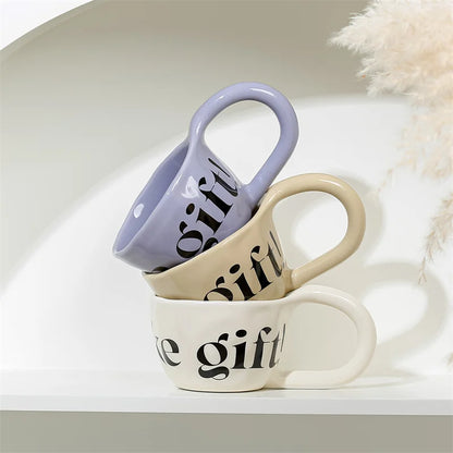 Alphabet Ceramic Mug