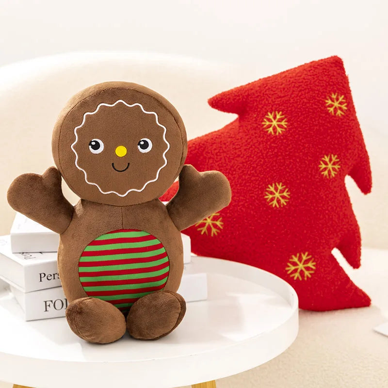 Christmas Gingerbread Plush Pillow