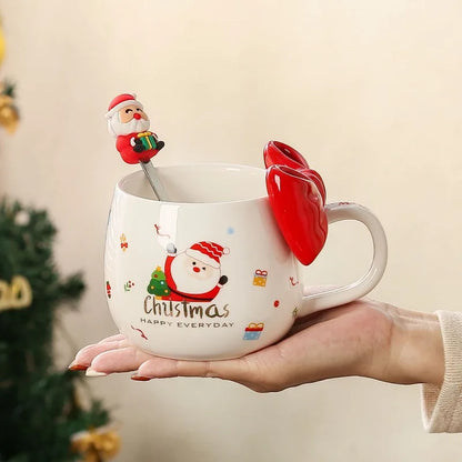 Christmas Mug with Bow