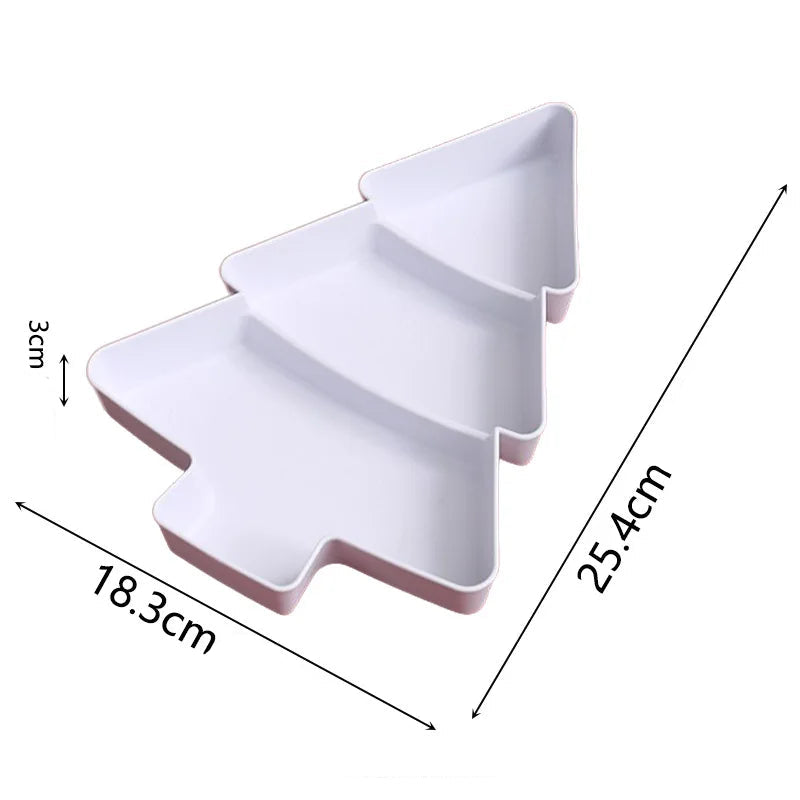 Christmas Tree Snack Plate
