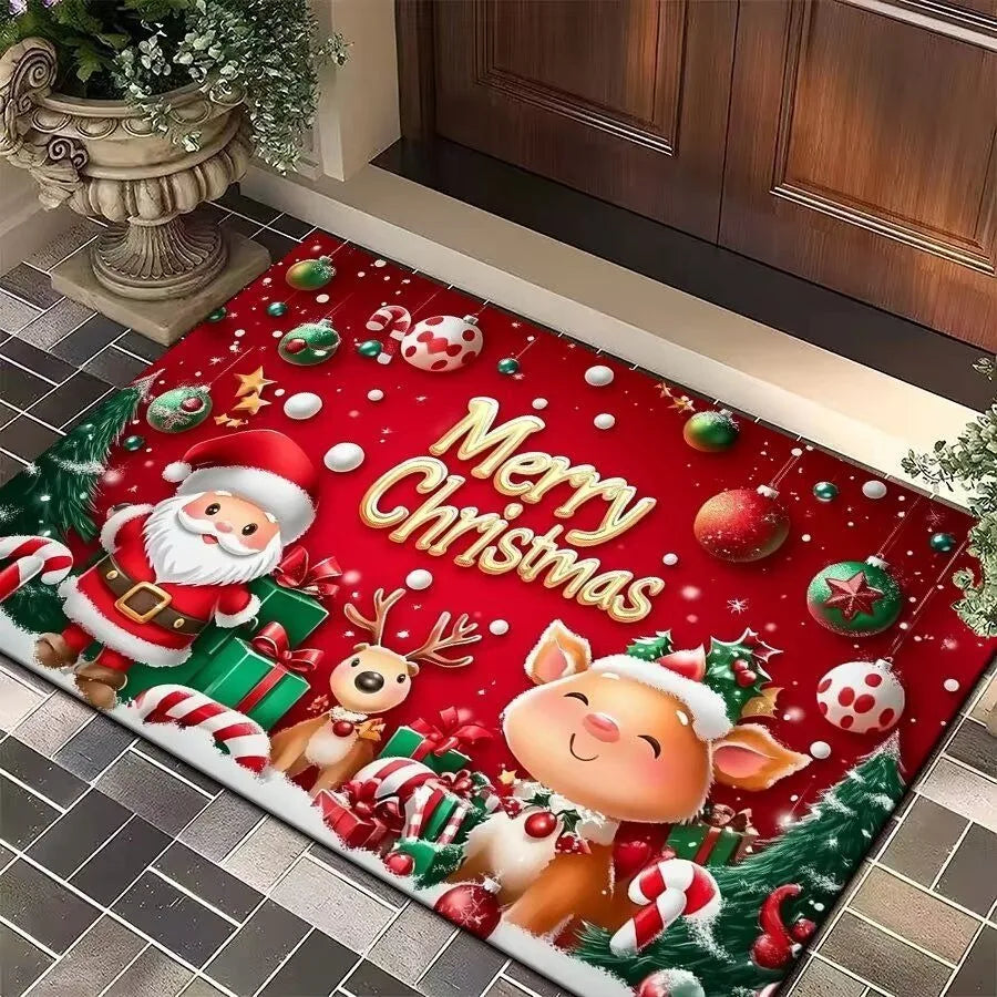 Christmas Entry Door Mat