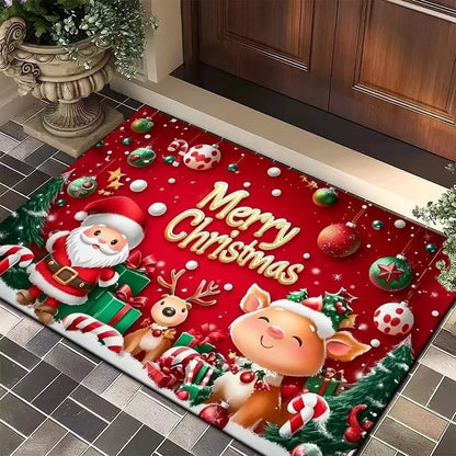 Christmas Entry Door Mat