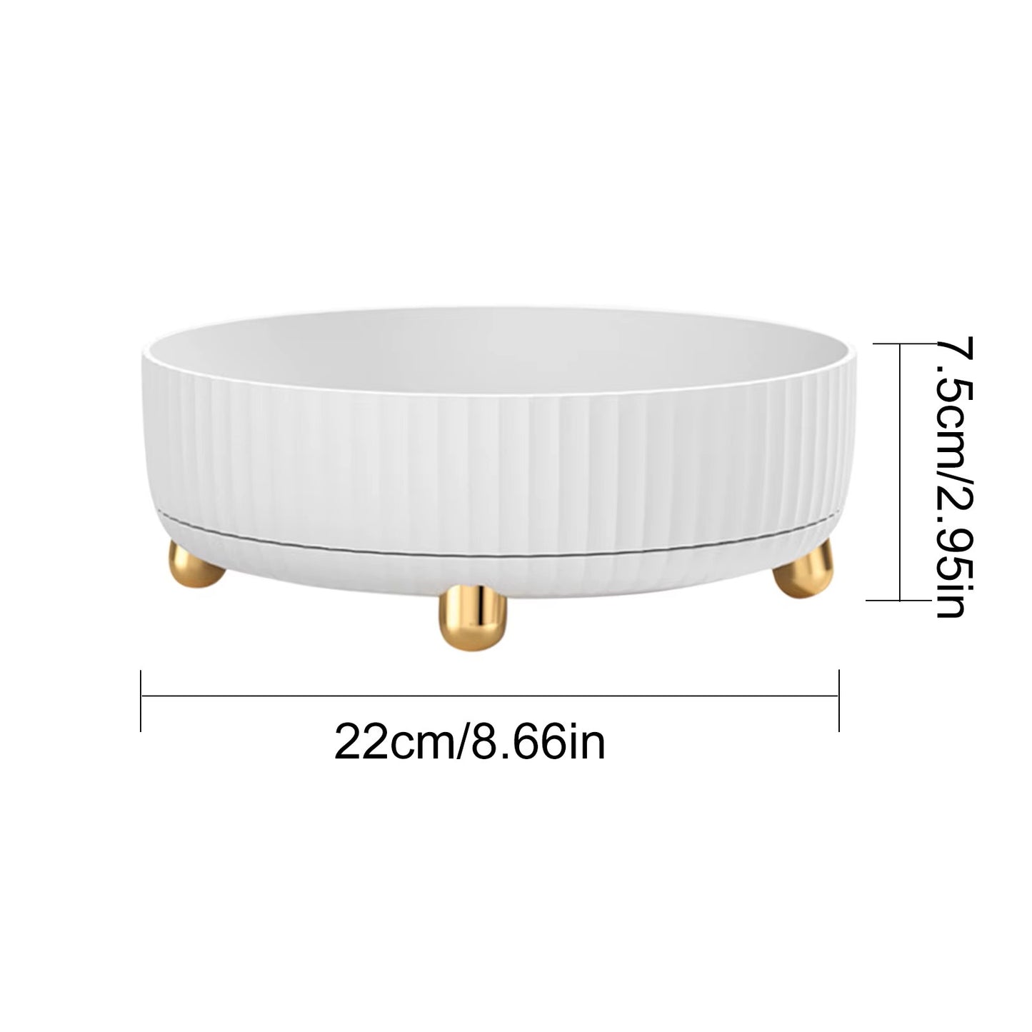 360° Rotating Makeup Organizer