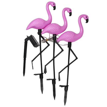 Solar Flamingo Light
