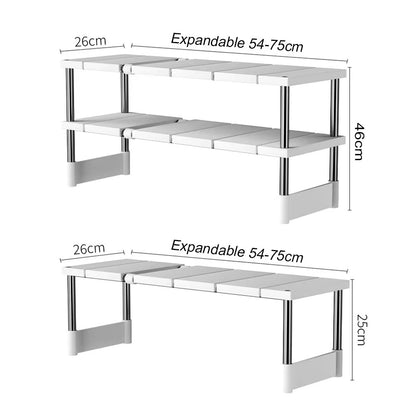 Expandable Stackable Organizer Shelves