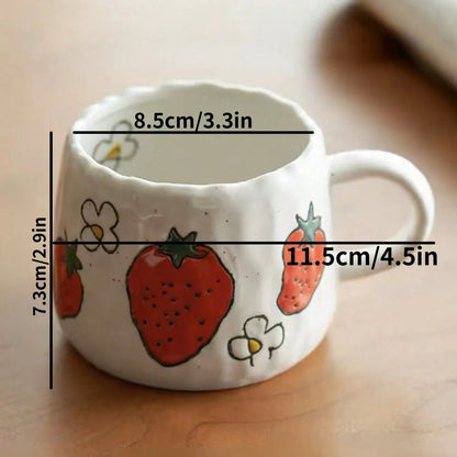 Strawberry Ceramic Coffee Mug