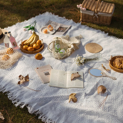 Boho Outdoor Throw Blanket