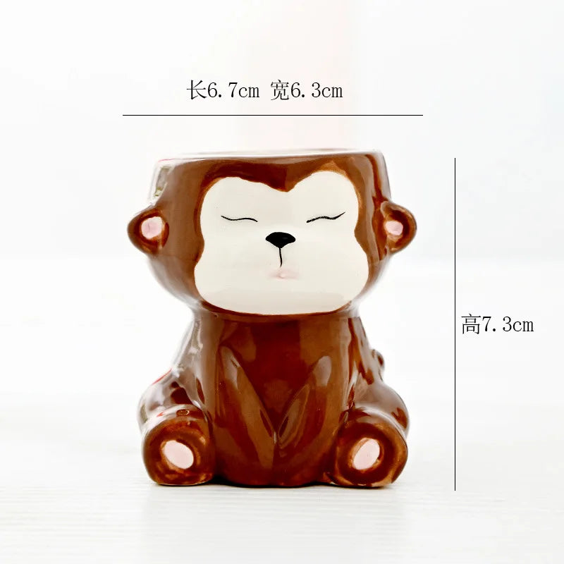 Cartoon Ceramic Flowerpot