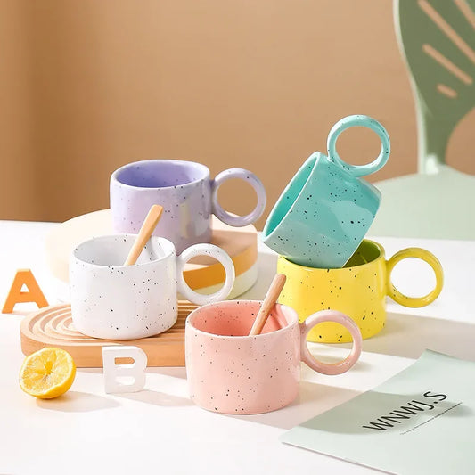 Ceramic Splash Ink Cup