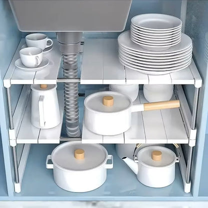 Expandable Stackable Organizer Shelves