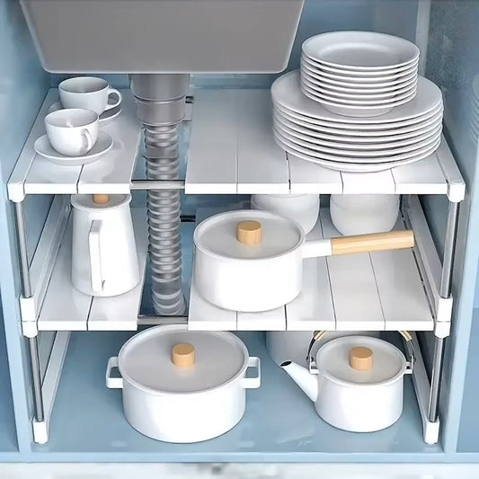 Expandable Stackable Organizer Shelves