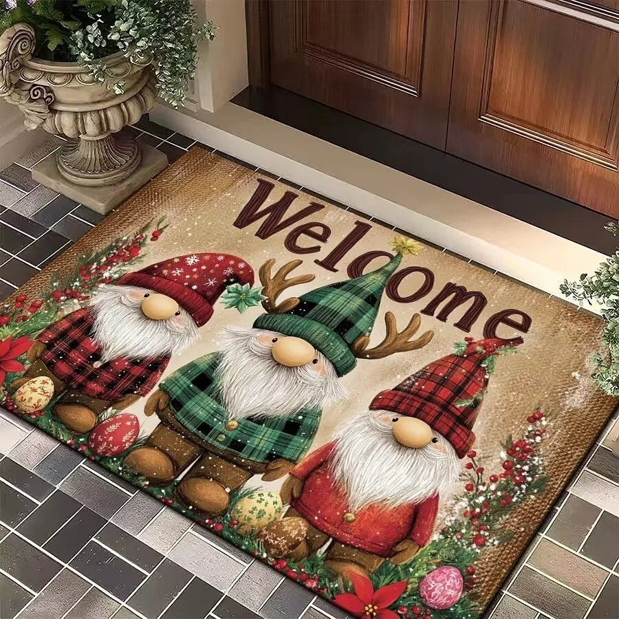 Christmas Entry Door Mat