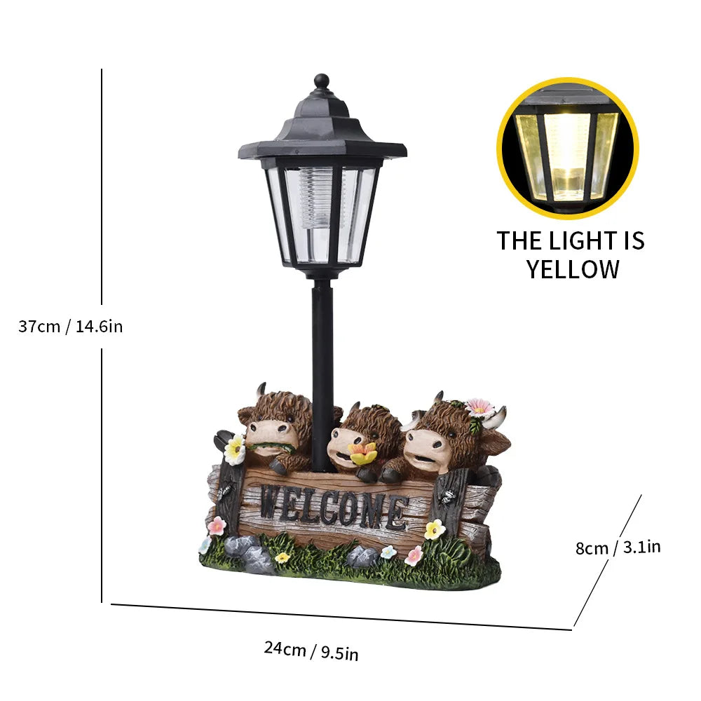 Garden Bird Statue Solar Outdoor Lights
