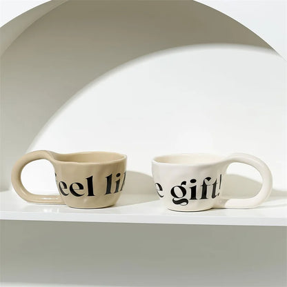 Alphabet Ceramic Mug
