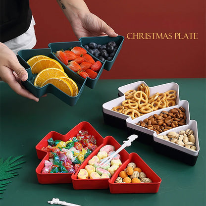 Christmas Tree Snack Plate