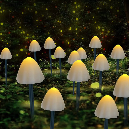 Solar Mushroom Lights