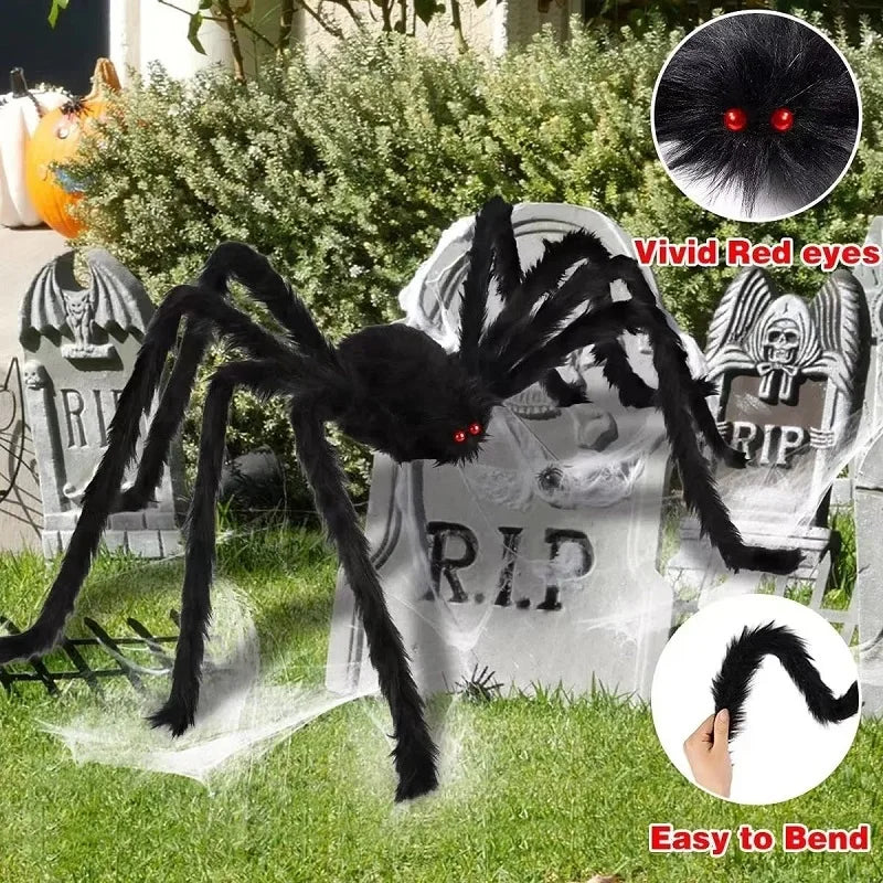Giant Plush Halloween Spider