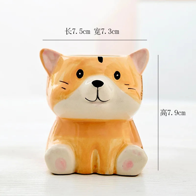 Cartoon Ceramic Flowerpot