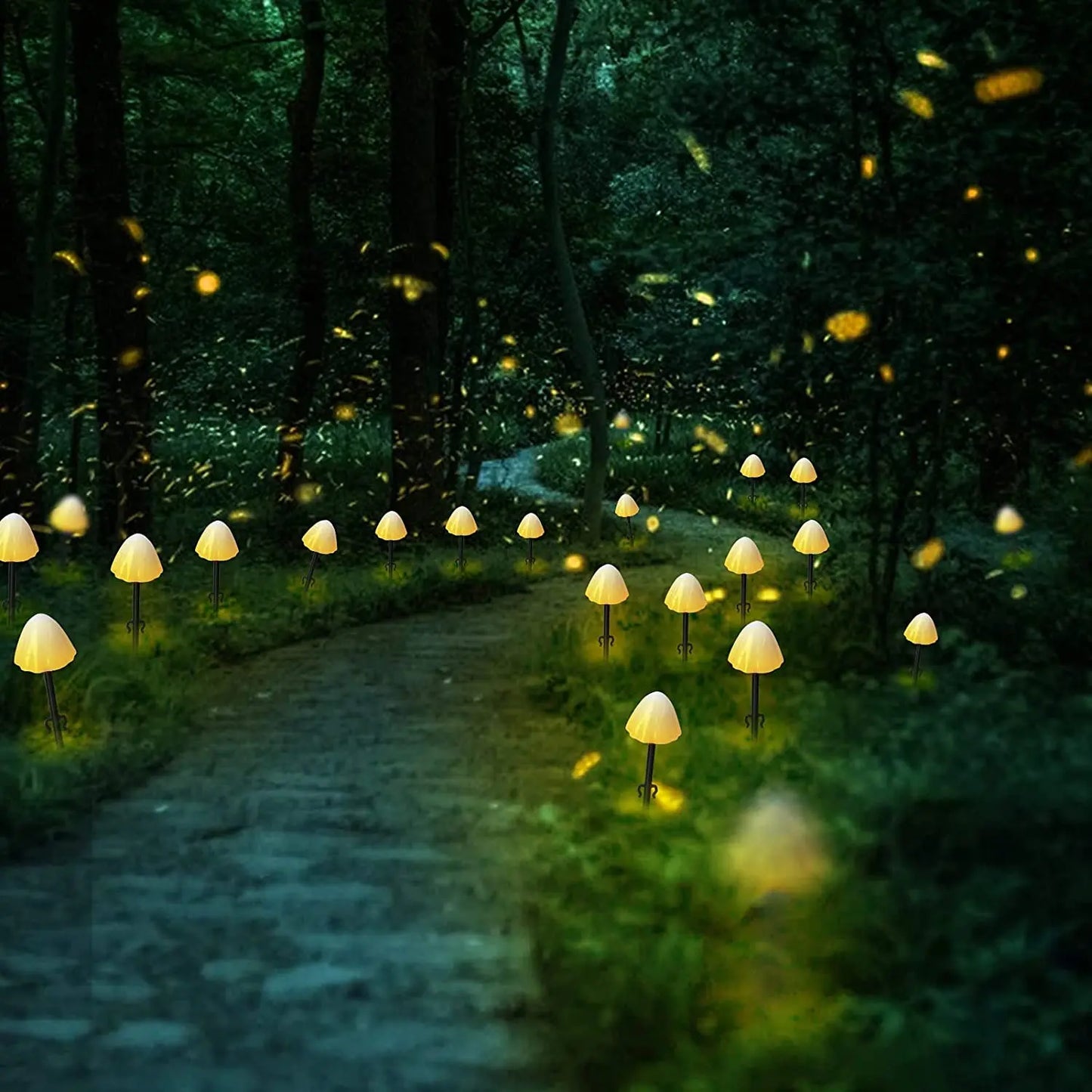 Solar Mushroom Lights