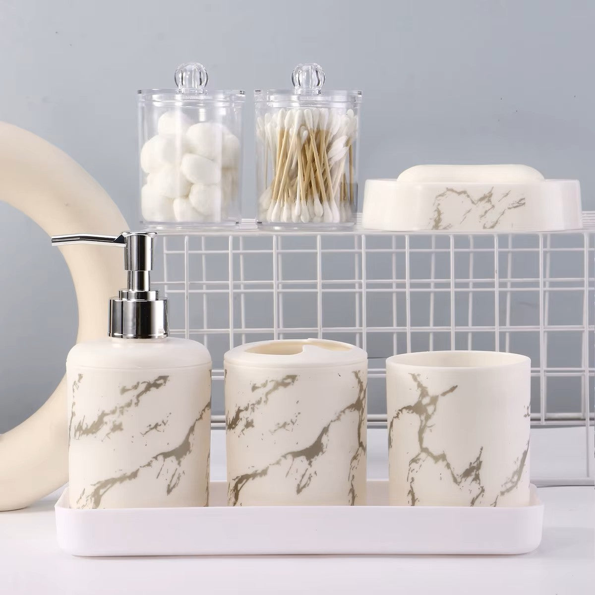 Marble Bathroom Set