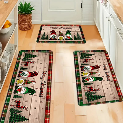 Merry Christmas Gnome Rug