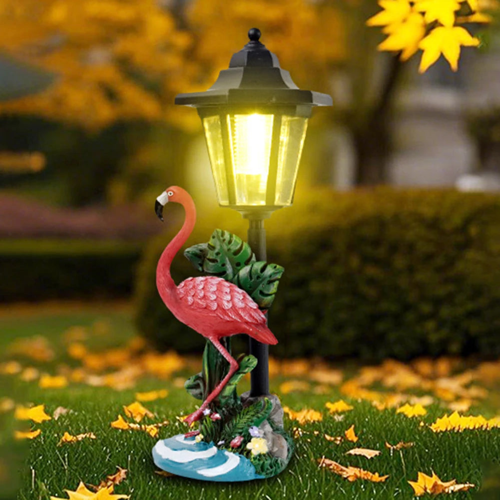 Garden Bird Statue Solar Outdoor Lights