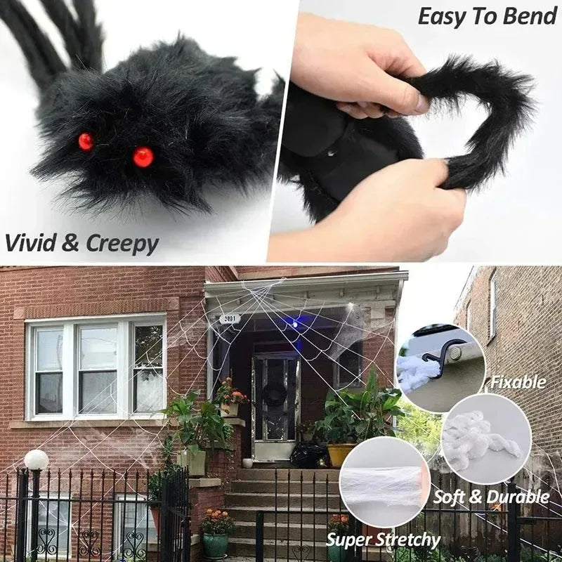 Giant Plush Halloween Spider