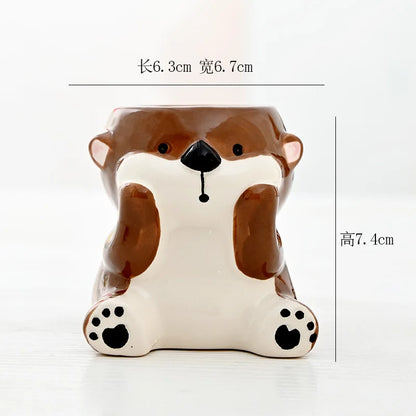 Cartoon Ceramic Flowerpot
