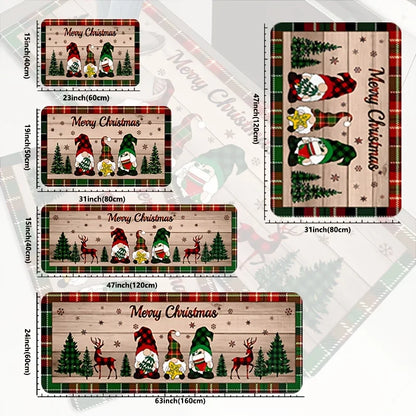 Merry Christmas Gnome Rug