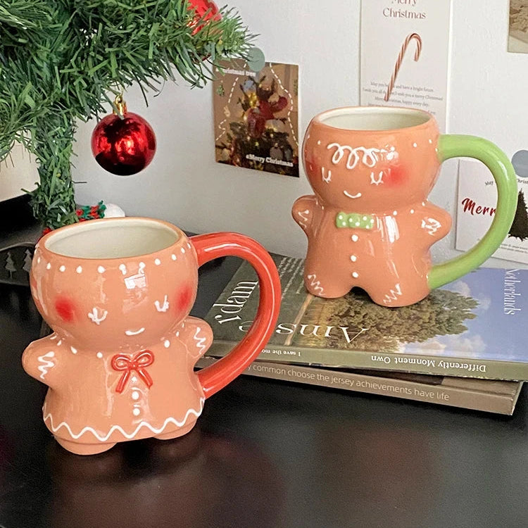 Gingerbread Man Christmas Mug