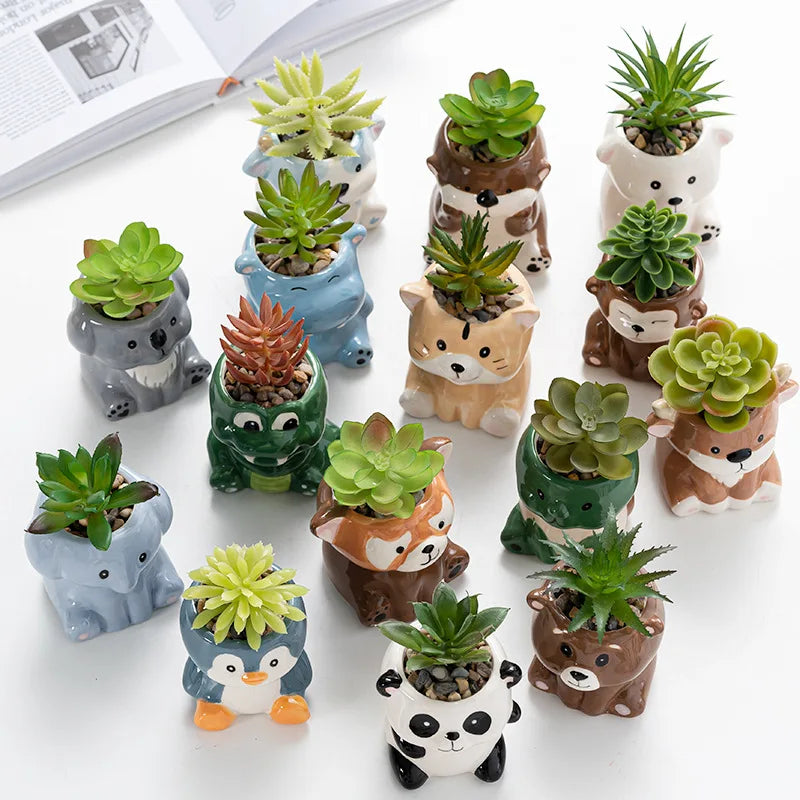 Cartoon Ceramic Flowerpot