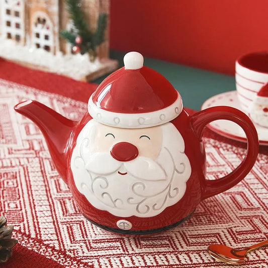 Santa Claus Ceramic Teaware Set