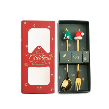 Christmas Spoon & Fork Set