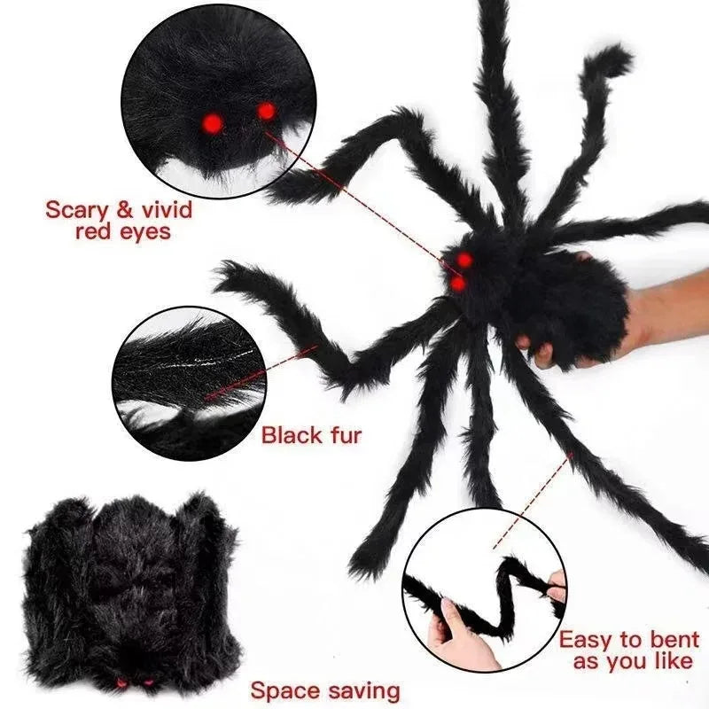 Giant Plush Halloween Spider