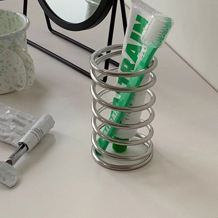 Stainless Steel Toothbrush Holder