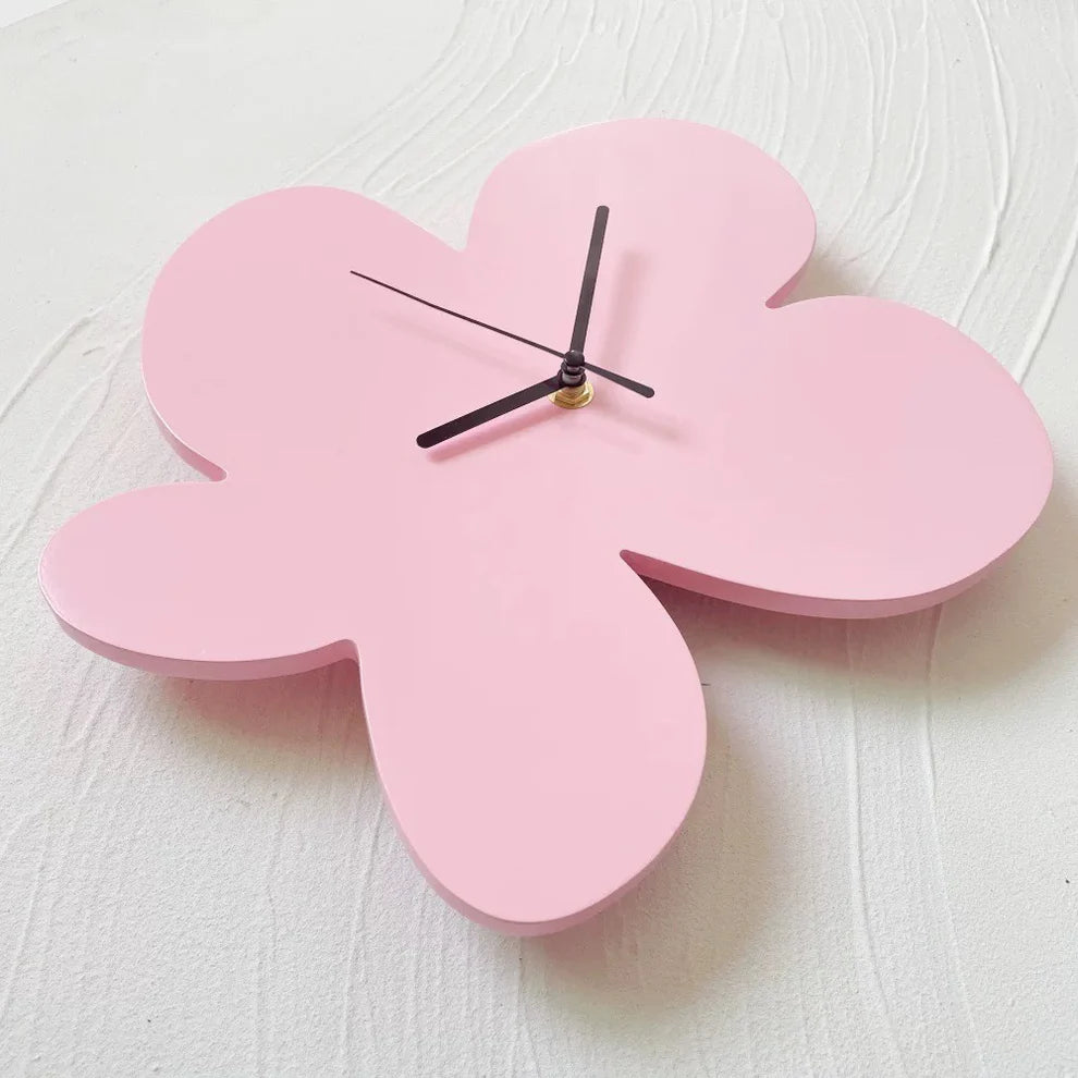 Nordic Wall Flower Clock