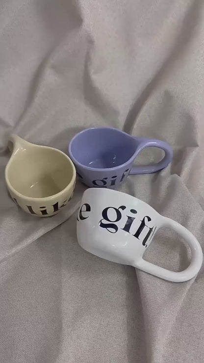 Alphabet Ceramic Mug
